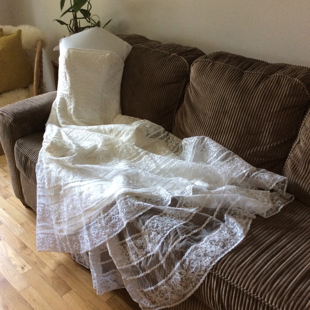 Handmade wedding gown